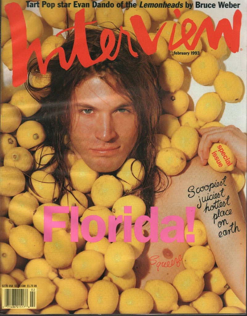 Interview February 1993 Evan Dando of the Lemonheads Bruce Weber 011720AME