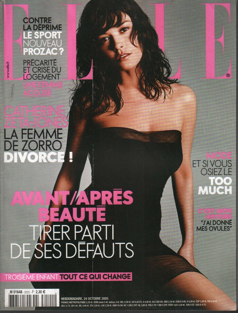 Elle French Fashion Magazine October 24 2005 Catherine Zeta Jones 091120ame2