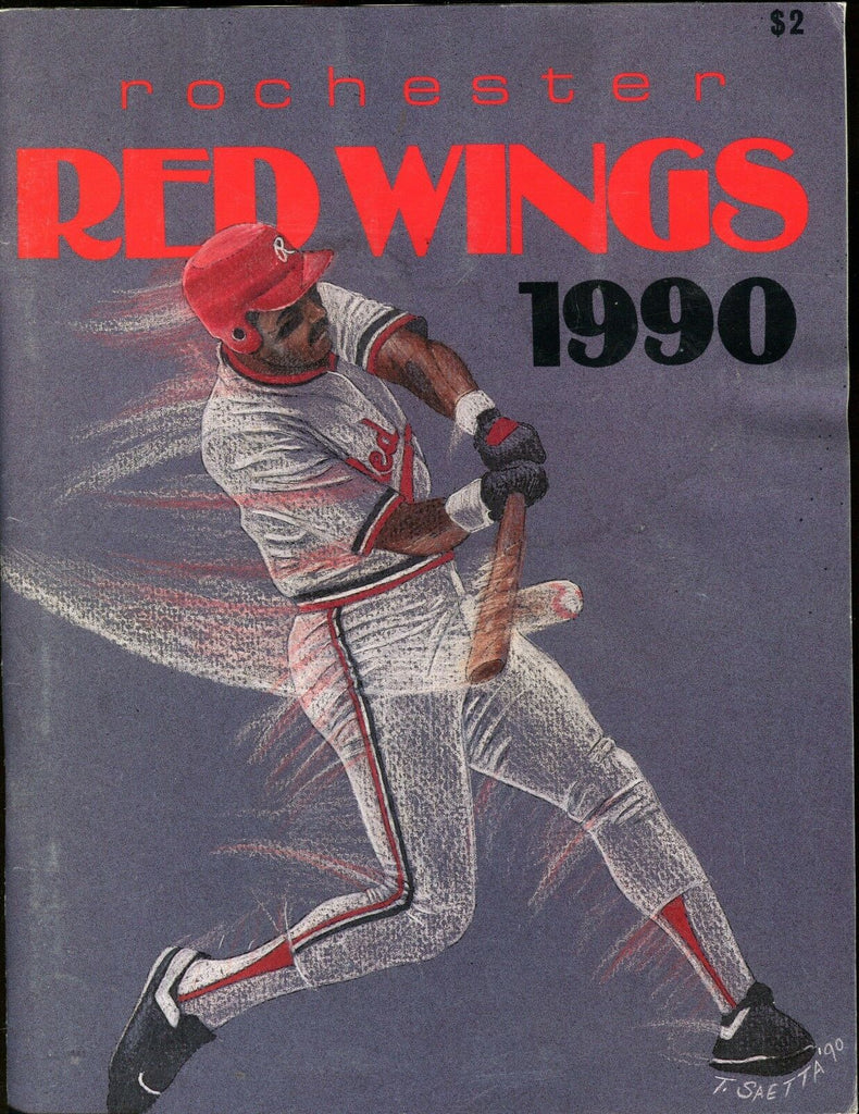 1990 Rochester Red Wings Yearbook EX 010917jhe