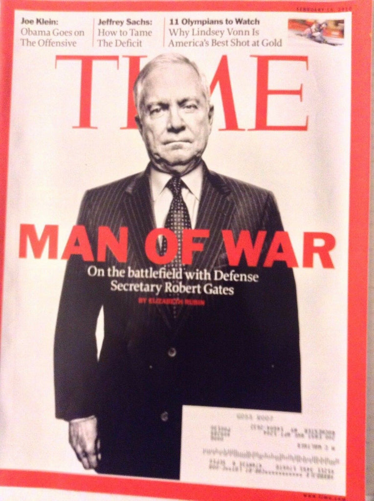 Time Magazine Defense Secretary Robert Gates February 15, 2010 081017nonrh