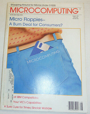 Microcomputing Magazine Micro Floppies & IBM Compatibles August 1983 111314R