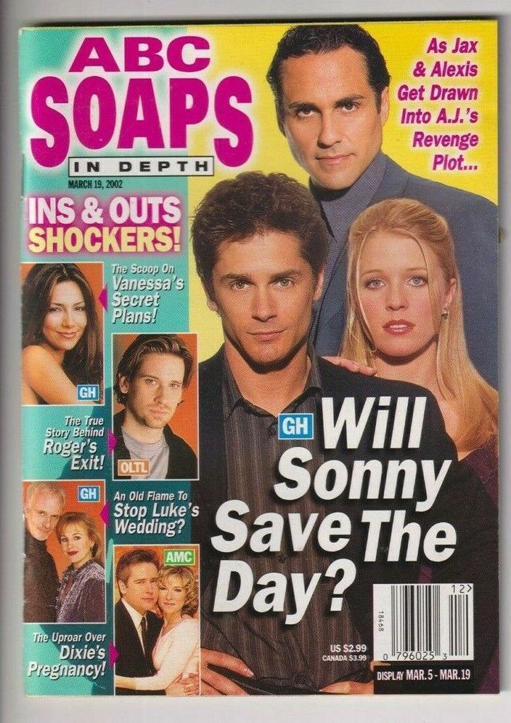 ABC Soaps Mag GH Genie Francis Anthony Geary March 19, 2002 111719nonr