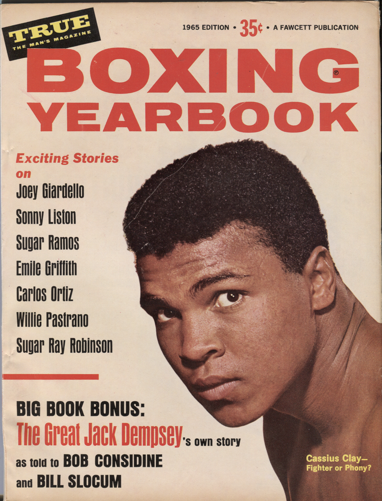 True Boxing Yearbook 1965 Edition Fawcett Cassius Clay Muhammad Ali 072120DBE