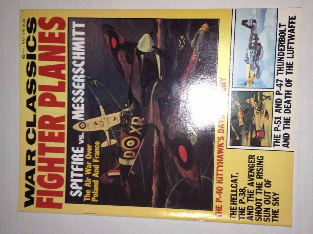 War Classics Fighter Planes Magazine Spitfire & Messerschmitt May 1976 010217RH
