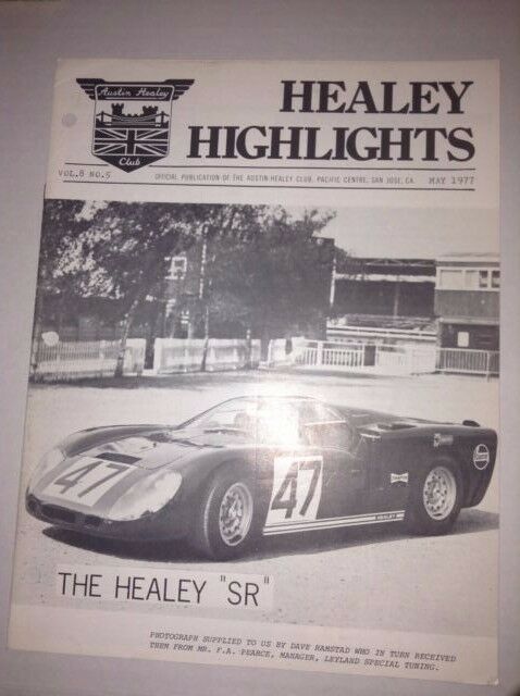 Healey Highlights Magazine The Healey Sr. May 1977 040117NONRH