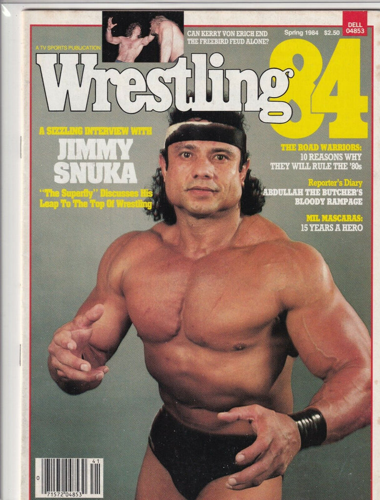 Wrestling Magazine Jimmy Snuka Road Warriors Spring 1984 061819nonr