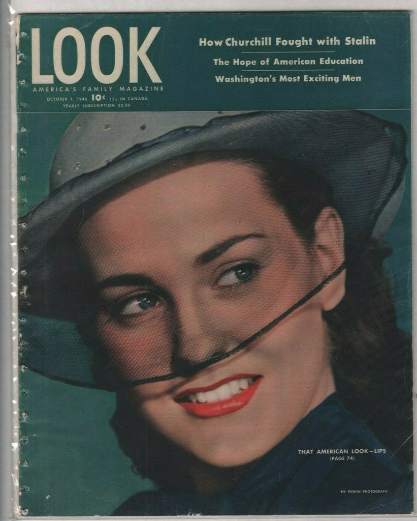 Look Magazine Winston Churchill Joseph Stalin October 1, 1946 010720nonr