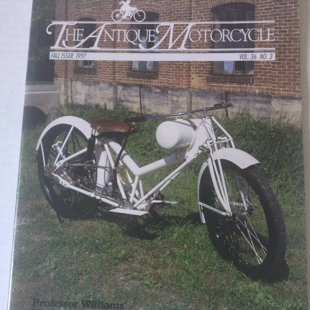 Antique Motorcycle Magazine Professor Williams Marvel Fall 1997 071817nonrh2