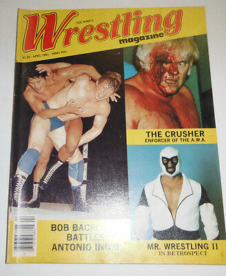 Wrestling Magazine The Crusher & Bob Backlund April 1981 081914R