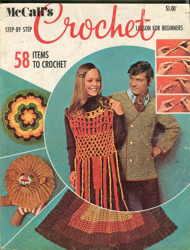 McCall's Crochet Magazine 1970 VG 050117nonjhe