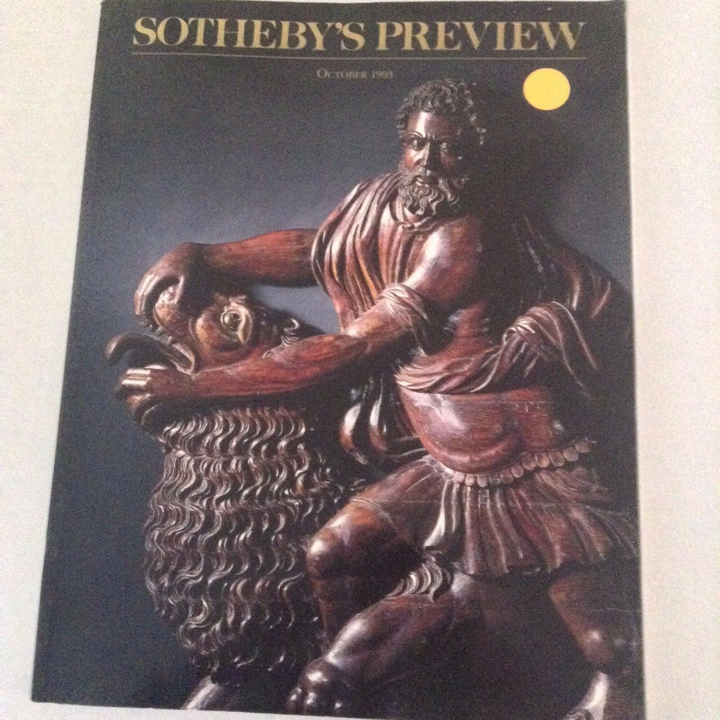 Sotheby's Preview Fine Art Catalog Sandy Carroll October 1993 060817nonrh2