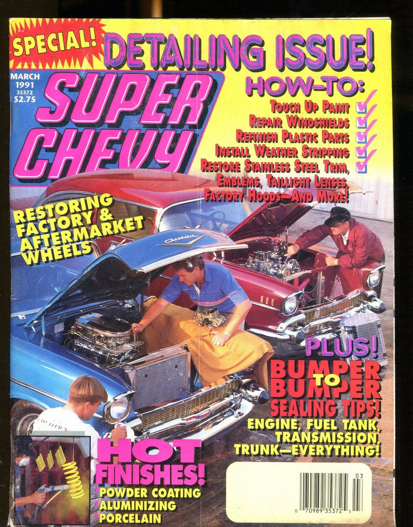 Super Chevy Magazine March 1991 Detailing Issue VG No ML 022717nonjhe