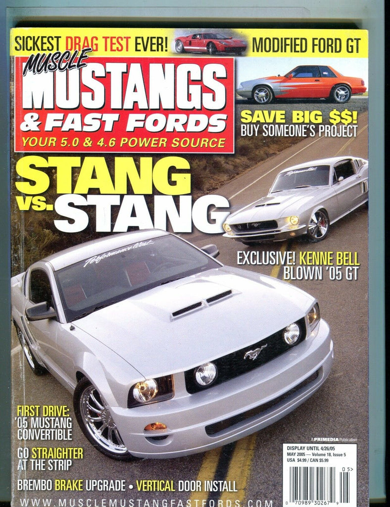 Mustangs & Fast Fords Magazine May 2005 Kenne Bell EX No ML 053017nonjhe