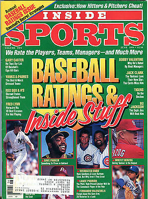 Inside Sports Magazine June 1988 Baseball Ratings EX 022616jhe