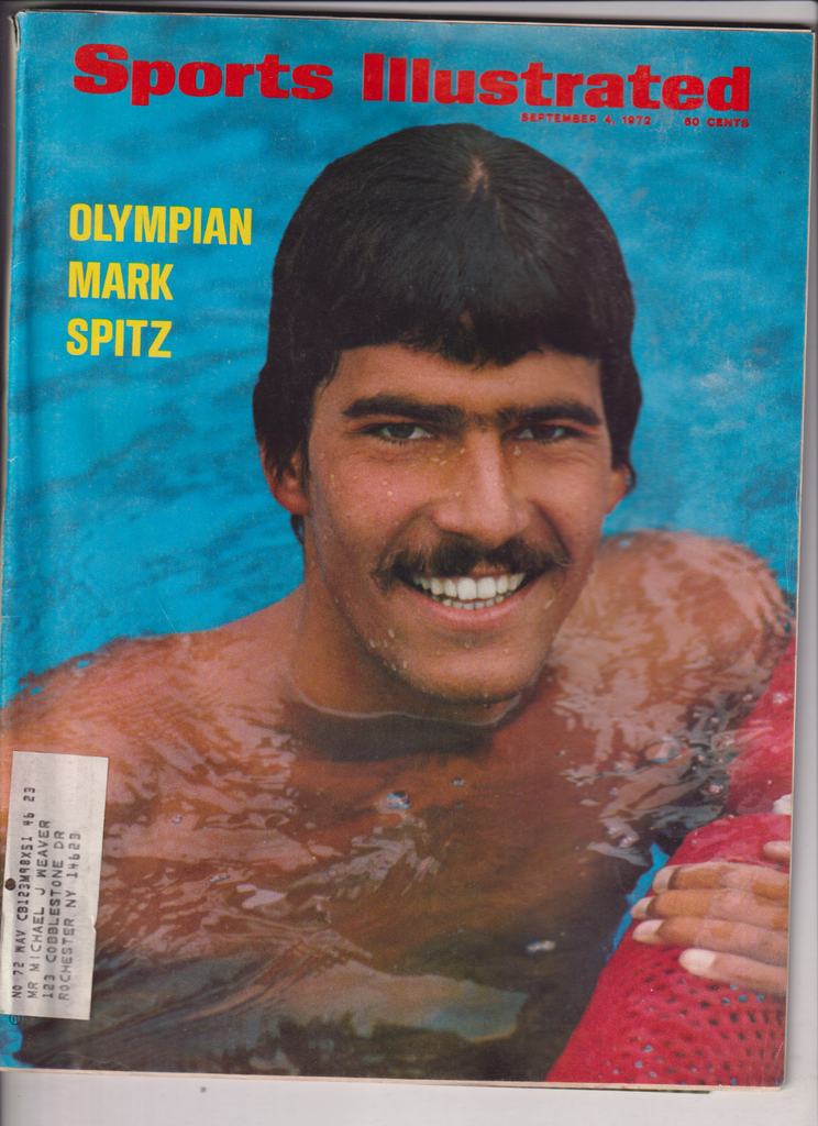 Sports Illustrated Mag Olympian Mark Spitz September 4, 1972 013020nonr