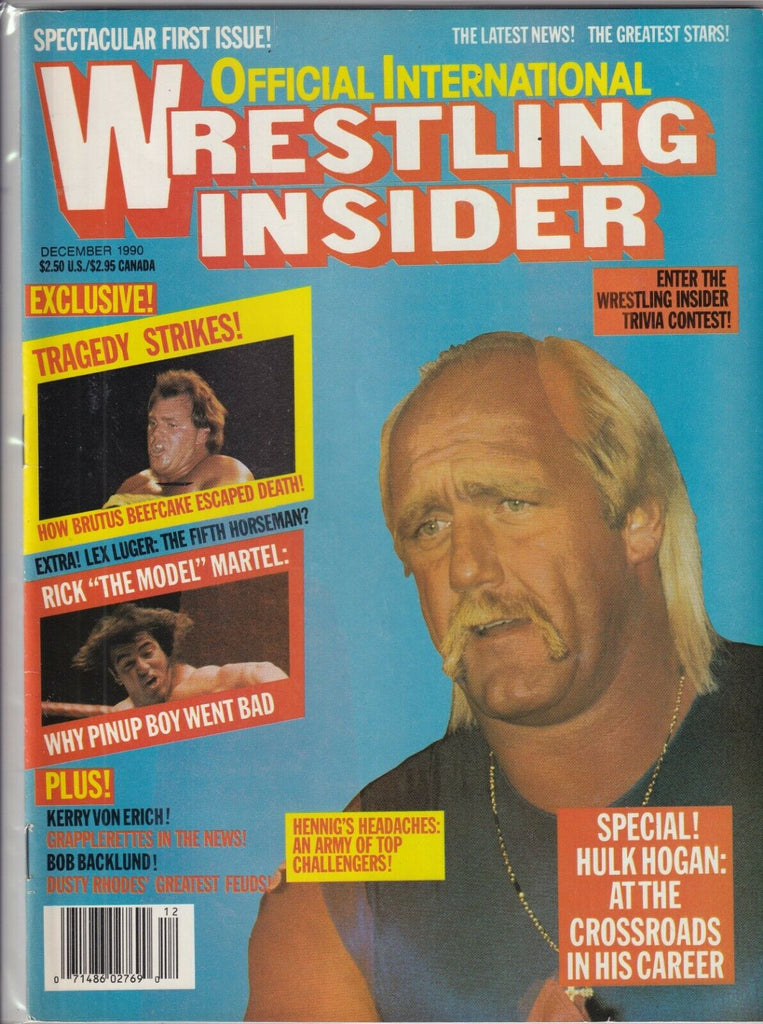 Wrestling Insider Hulk Hogan Brutus Beefcake December 1990 090919nonr