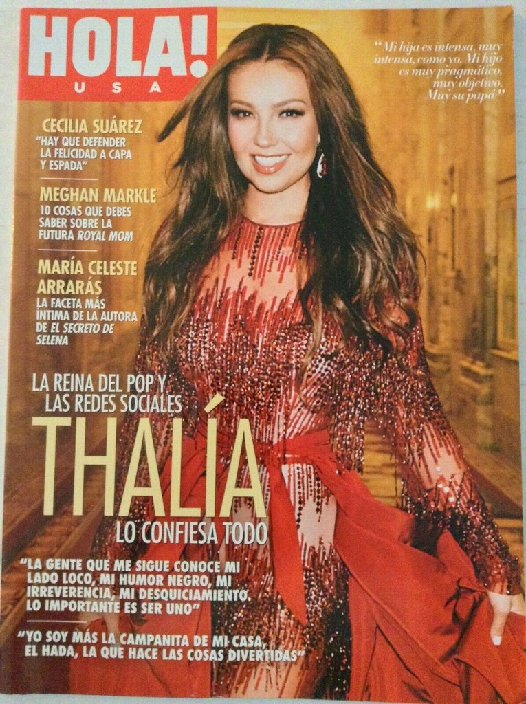 Hola! USA Spanish Magazine Cecilia Suarez Thalia Dec/January 2019 022219nonrh