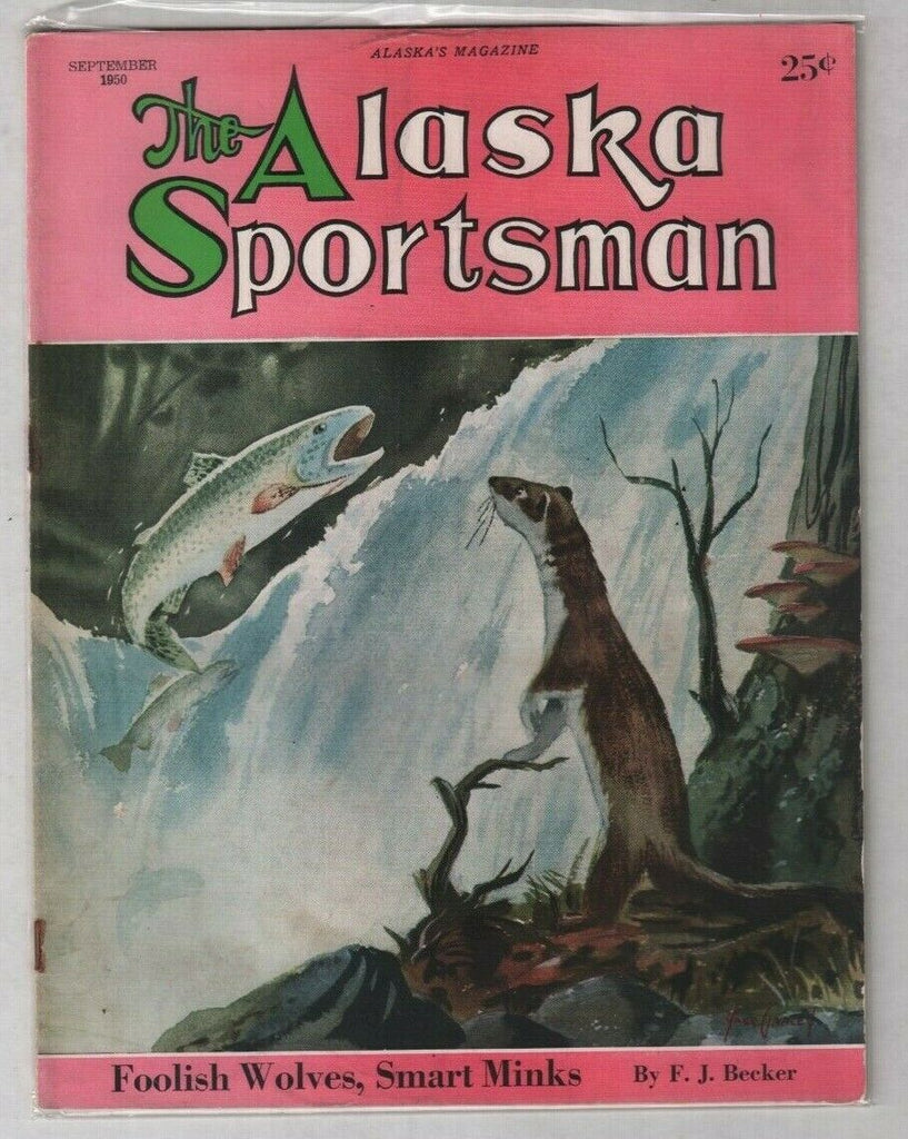 The Alaska Sportsman Foolish Wolves And Smart Minks September 1950 012120nonr