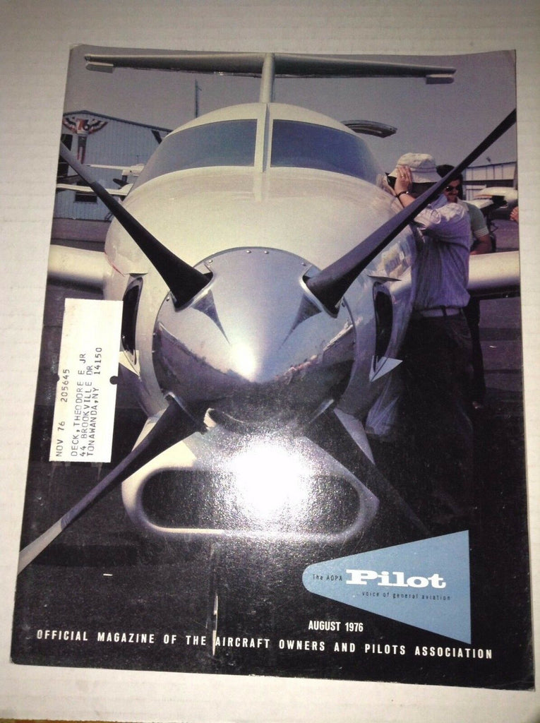 The AOPA Pilot Airplane Magazine Jetstar II Rollout August 1976 120716rh2