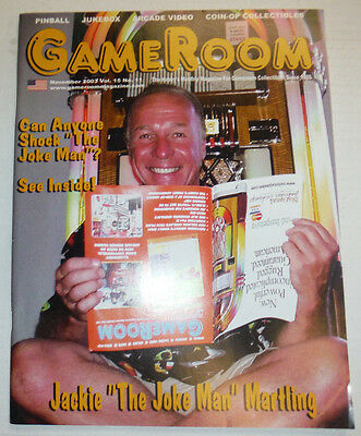Gameroom Magazine Joke Man Jackie Martling November 2003 032315R