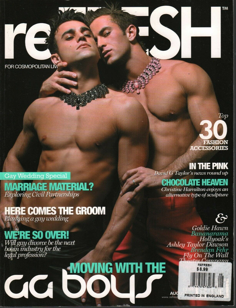 reFRESH Gay Interest UK Magazine August 2005 Goldie Hawn Brendan Fehr 031620AME