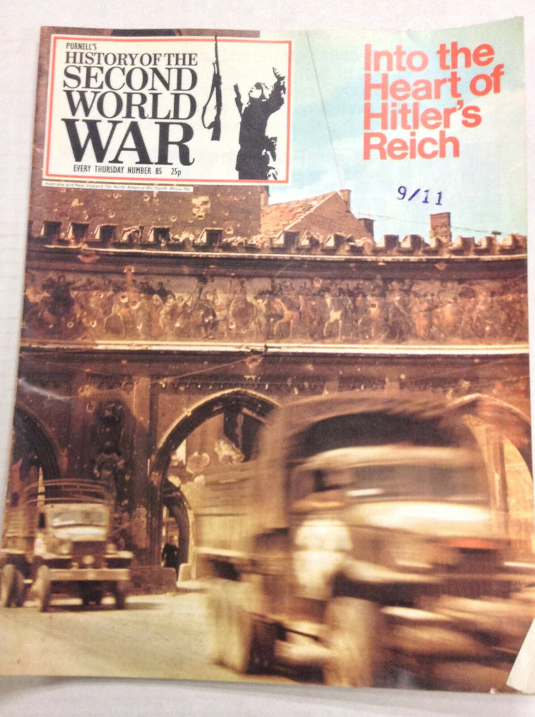 History Of The Second World War Magazine Heart Of Germany No.85 1974 122016R2