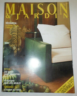 Maison & Jardin French Magazine Gourmet 3 Duplex No.316 September 1985 101414R1