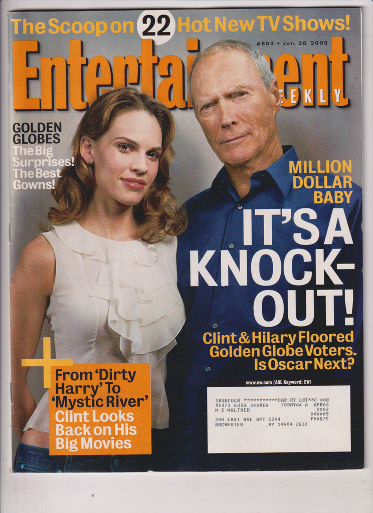 Entertainment Weekly Mag Clint Eastwood Hilary Swank January 28 2005 011320nonr