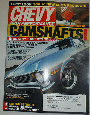 Chevy High Performance Magazine Top 10 New Sema Products March 2008 020615R