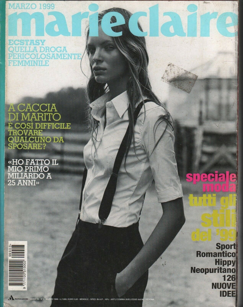 Marie Claire French Fashion Magazine March 1999 Esther Canadas 101320ame