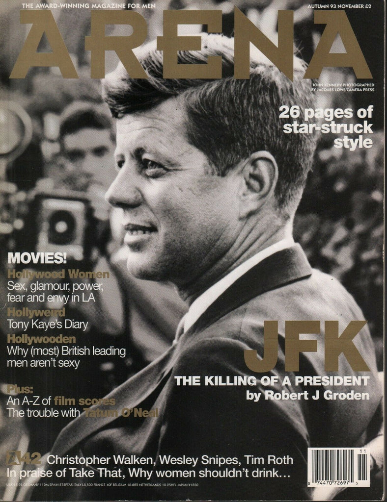 Arena Autumn 1993 John F Kennedy JFK Tony Kaye Tatum O'Neal 072619AME