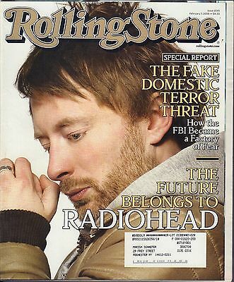 Rolling Stone February 7 2008 Radiohead, FBI w/ML VG 082916DBE