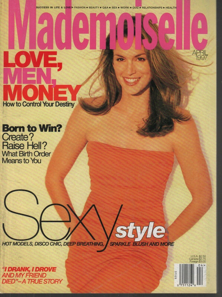 Mademoiselle Vintage Fashion Magazine April 1997 Cindy Crawford 092519AME