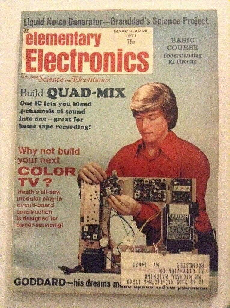 Elementary Electronics Mag Build Quad- Mix March/April 1971 090419nonrh
