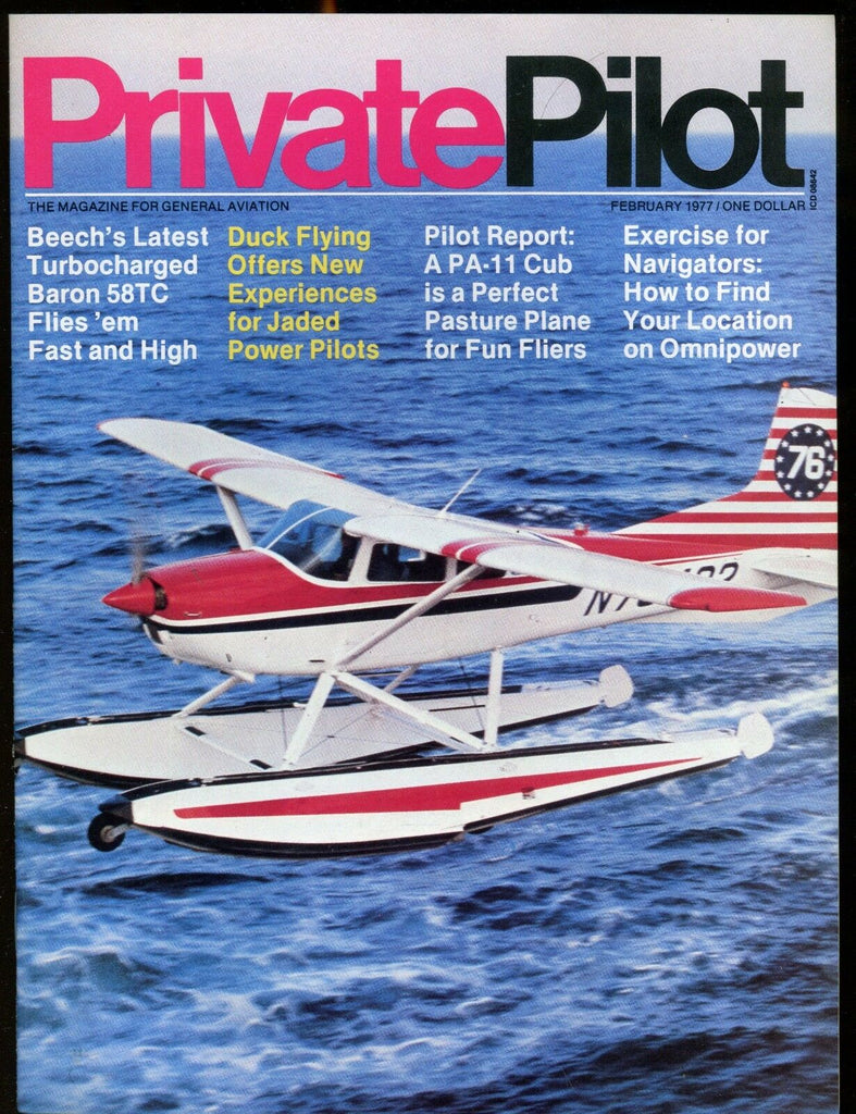 Private Pilot Magazine February 1977 Beech Baron 58TC EX No ML 121916jhe