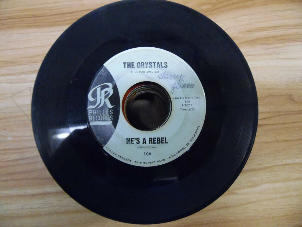 The Chrystals He's A Rebel Philles P-TCY 7 7"/45rpm 021518DB45