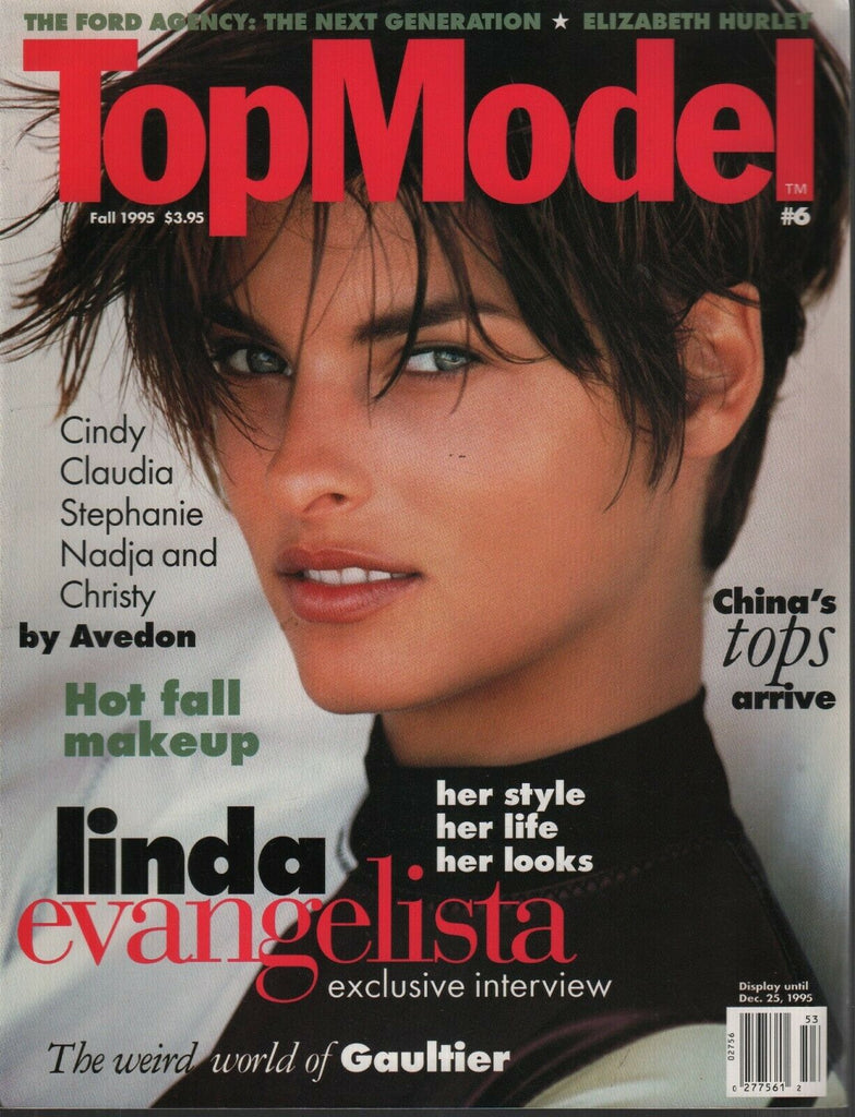 Top Model Magazine Fall 1995 Linda Evangelista Cindy Crawford 091919AME