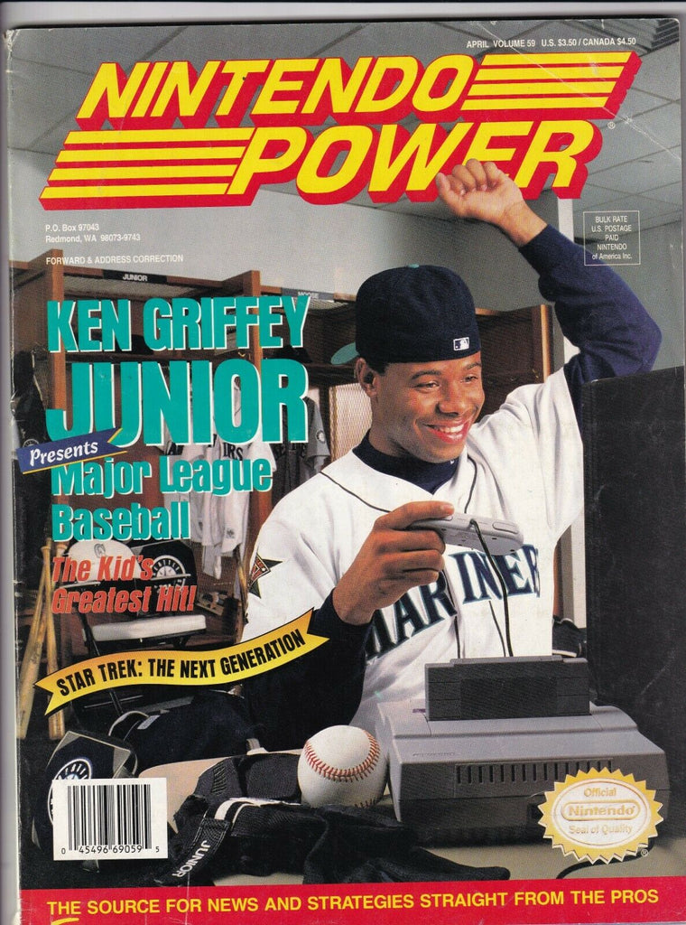 Nintendo Power Magazine Ken Griffey Jr. Star Trek April 1994 080719nonr
