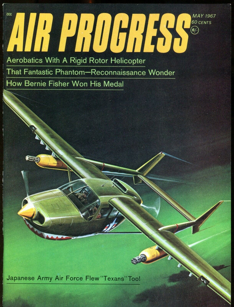 Air Progress Magazine May 1967 Japanese Army "Texans" EX No ML 120216jhe