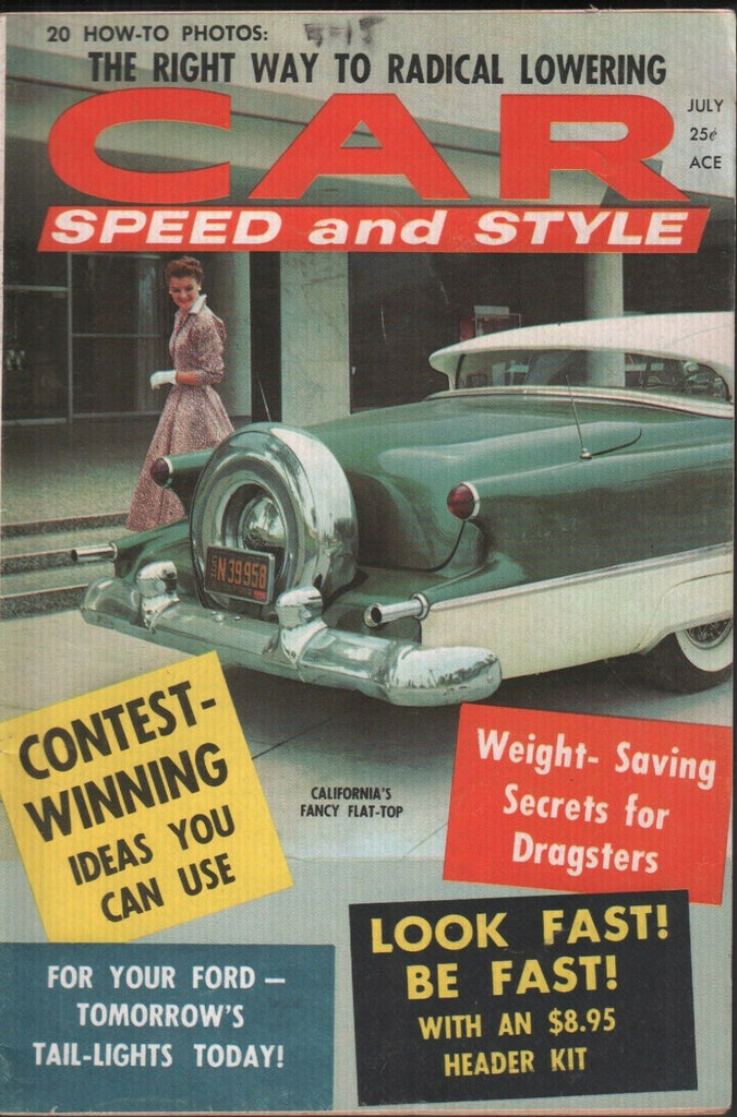 Car Speed and Style Vintage Magazine July 1958 Irwin Stein 121518AME