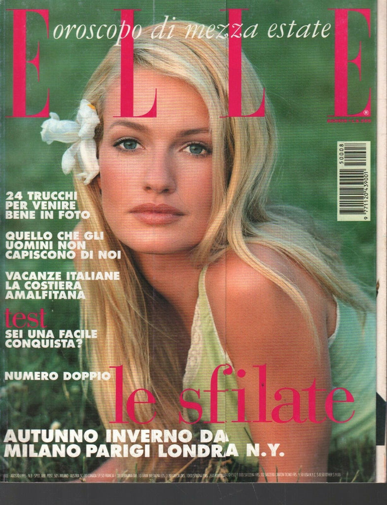 Elle Italian Fashion Magazine August 1995 Michael Jackson Denise Brown 091520ame