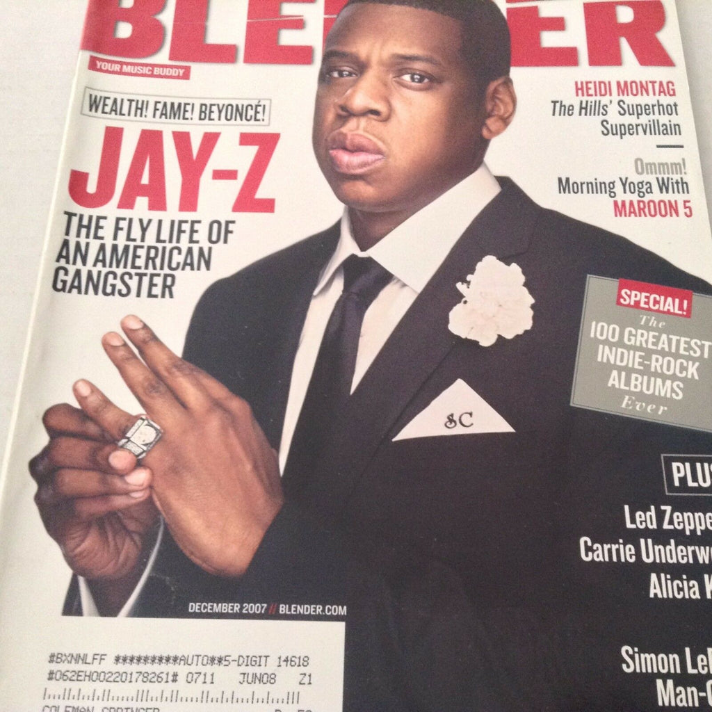 Blender Magazine Jay-Z Heidi Montag Maroon 5 December 2007 071017nonrh