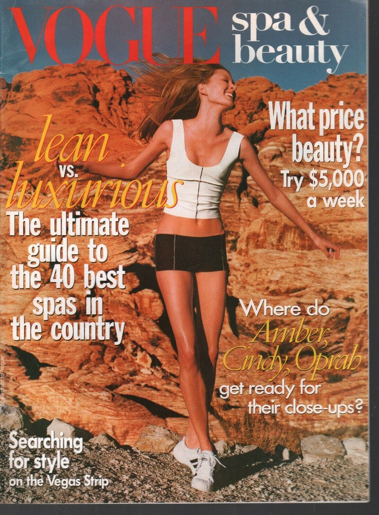 Vogue Fashion Supplement Spa & Beauty 1990s John Caruso 092220ame