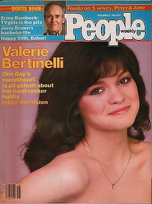 People Weekly November 9 1981 Valerie Bertinelli, Erma Bombeck VG 012716DBE