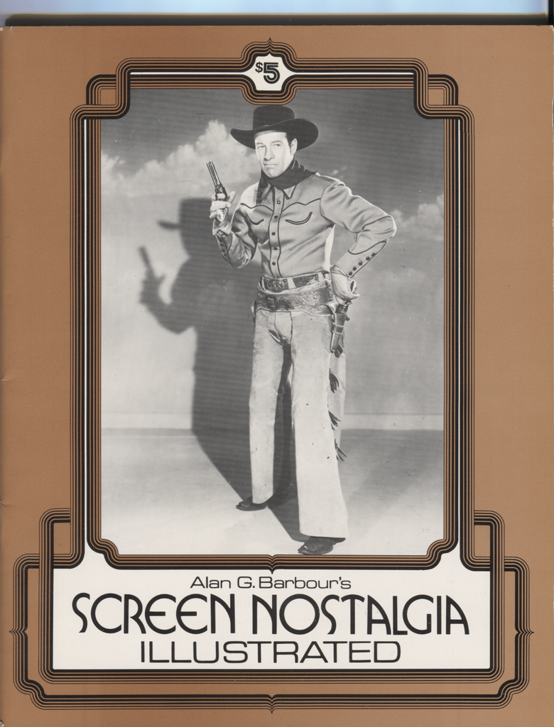 Alan G Barbour's Screen Nostalgia Illustrated #7 1975 RARE 062420DBE
