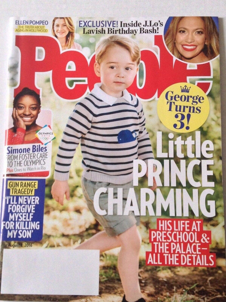 People Magazine Little Prince George Simone Biles August 8, 2016 022817NONRH