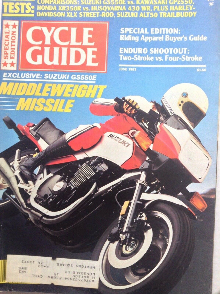 Cycle Guide Magazine Suzuki GS550E Middleweight June 1983 092017nonrh