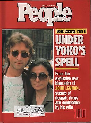 People Weekly August 22 1988 John Lennon, Yoko Ono w/ML VG 012816DBE