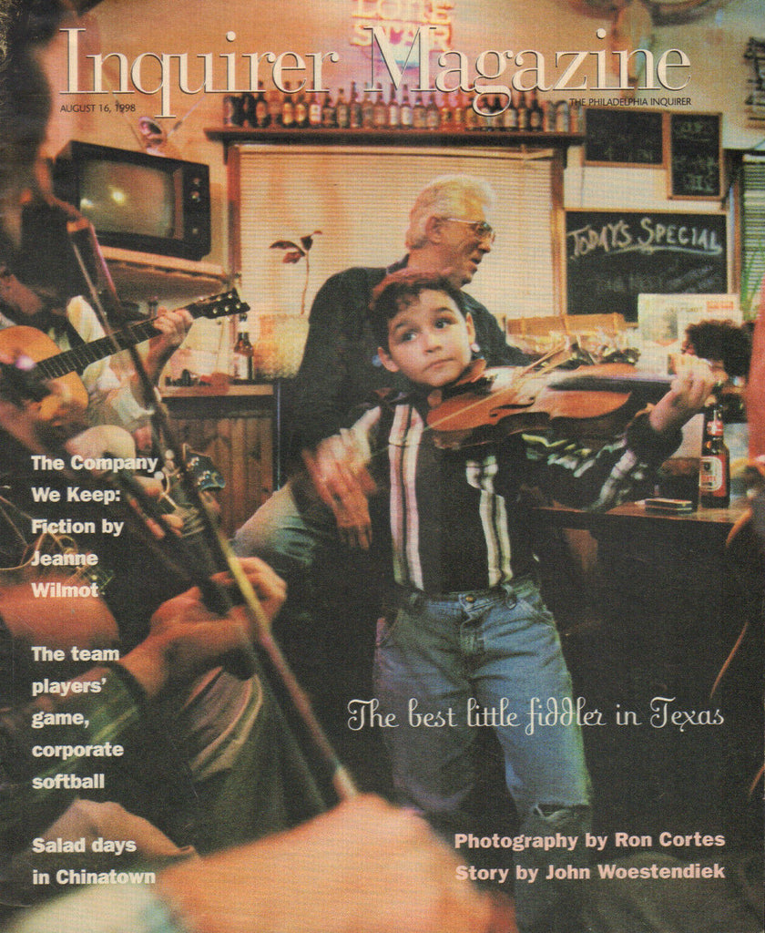 Inquirer Magazine August 16 1998 Ron Cortes Jeanne Wilmot 042420DBE