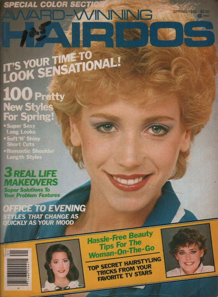 Award Winning Hairdos Spring 1982 Vintage Hairstyle Magazine 072619AME2
